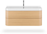 Duravit C.1 Einhebel-Waschtischmischer ohne Zugstange, Chrom – Keramikmischsystem, 113 mm Ausladung