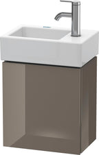 flannel grey hochglanz / Mitteldichte Faserplatte (MDF) / 1 Tür