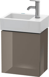 DURAVIT L-Cube Waschtischunterbau betongrau matt, 1 Tür, Anschlag links, wandhängend