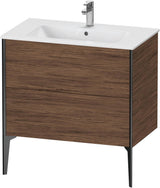 DURAVIT XViu Waschtischunterbau bodenstehend 594x810x480 mm mit 2 Auszügen, weiß matt