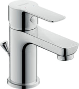 DURAVIT A.1 Einhebel-Waschtischmischer mit Zugstange, Chrom – 95 mm Ausladung, Keramikmischsystem