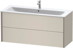 taupe matt / Spanplatte / 2Schubk.,champ.matt/taupe