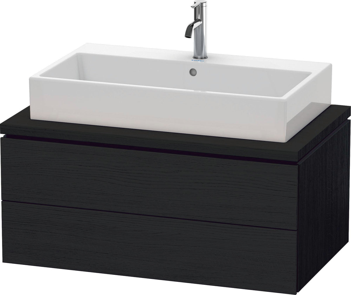 DURAVIT L-Cube Konsolenwaschtischunterbau 920 mm, 2 Schubkästen, Betongrau Matt, wandhängend