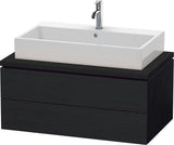 DURAVIT L-Cube Konsolenwaschtischunterbau 920 mm, 2 Schubkästen, Betongrau Matt, wandhängend