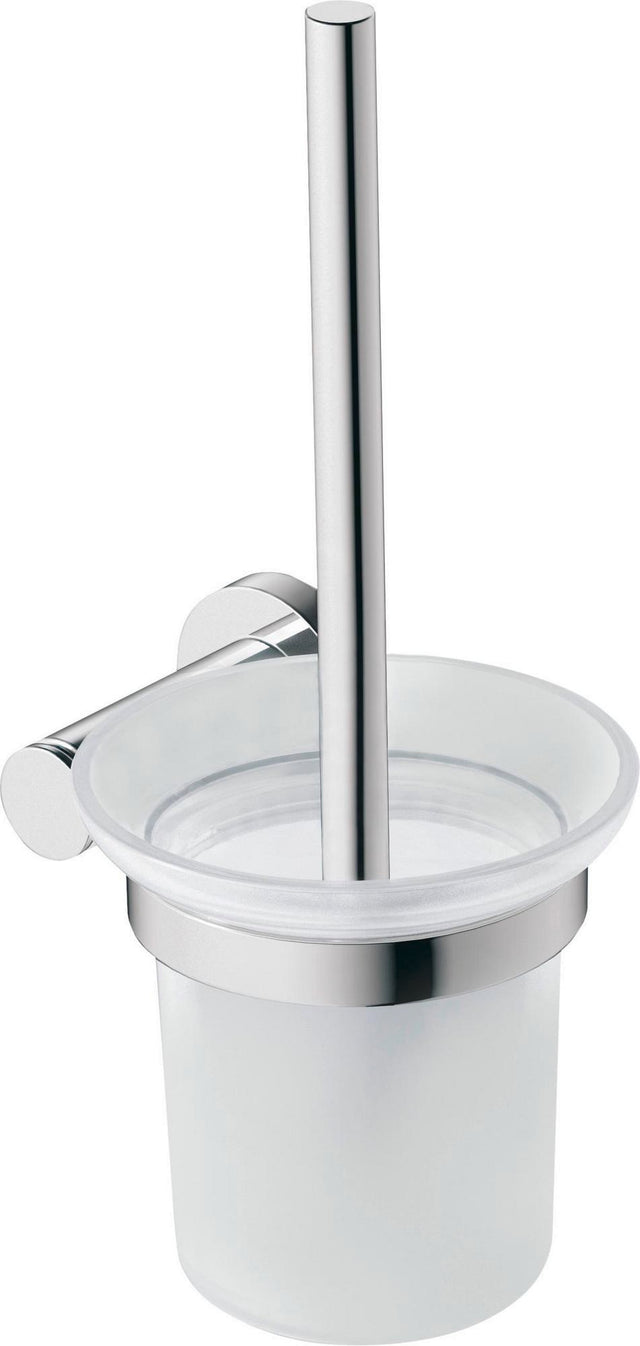 DURAVIT D-Code Bürstengarnitur wandhängend aus Messing in Chrom – 154 x 154 x 342 mm