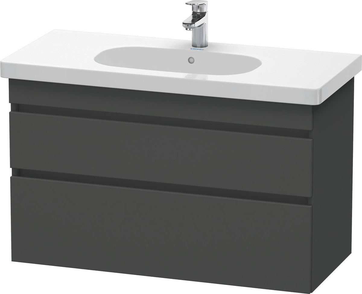 DURAVIT DuraStyle Waschtischunterbau 1000 mm wandhängend, 2 Schubkästen, weiß matt