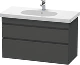 DURAVIT DuraStyle Waschtischunterbau 1000 mm wandhängend, 2 Schubkästen, weiß matt