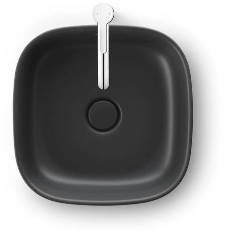DURAVIT Aufsatzbecken Zencha 420 mm Weiß, geschliffen, ohne Überlauf & Hahnloch – DuraCeram