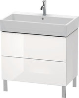 Duravit L-Cube Waschtischunterbau 784 mm Amerikanisch Nussbaum für Vero Air