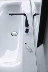 Duravit Viu Möbelwaschtisch 1030 mm Weiß mit Überlauf und Hahnlochbank