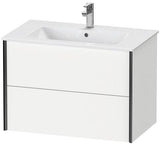 Duravit XVIU Waschtischunterbau 810 mm mit 2 Schubkästen in Stone Grey Matt