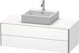 Duravit XSquare Waschtischunterbau 1200 mm, 2 Schubkästen, Weiß Matt, Wandhängend