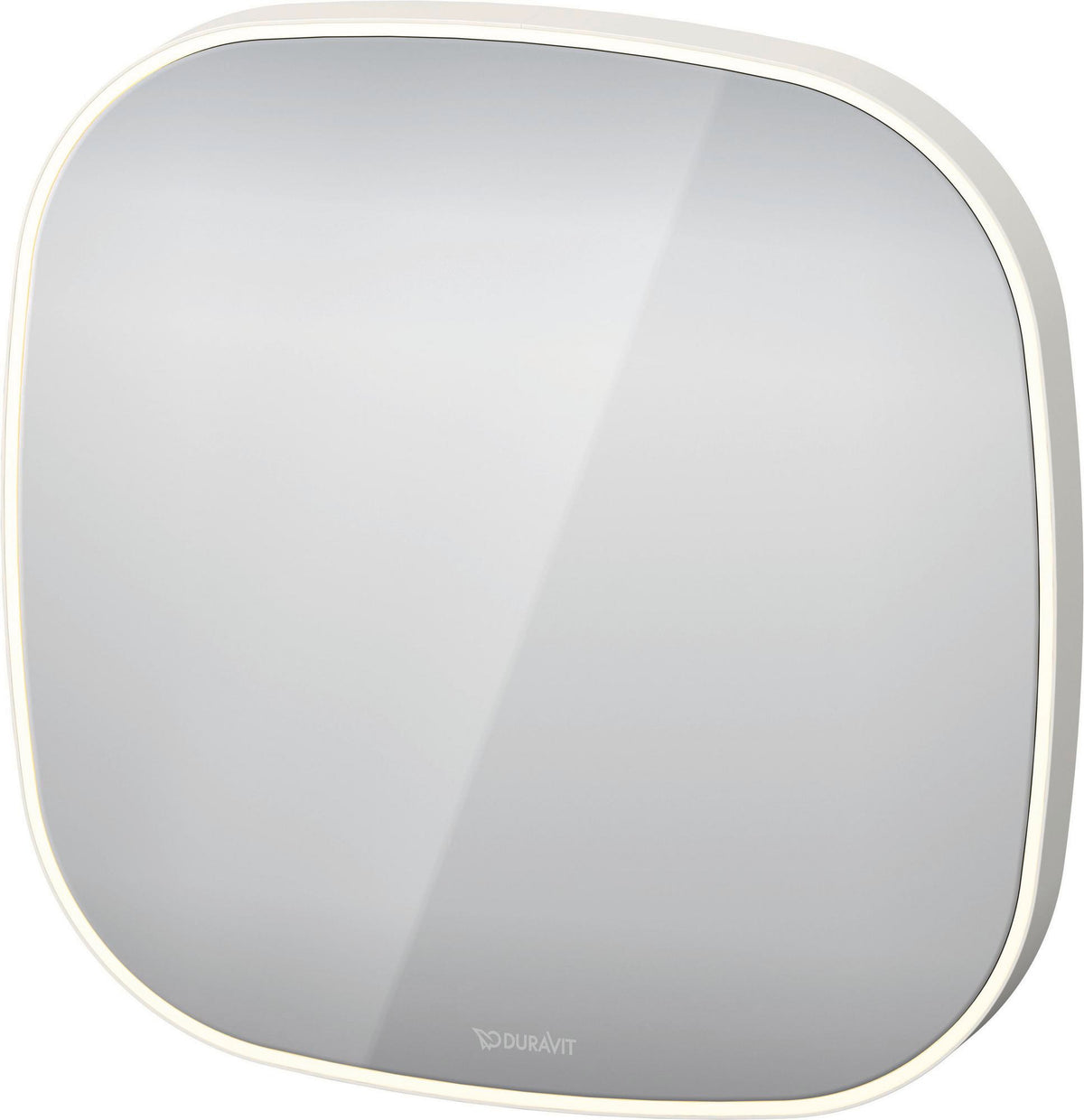 DURAVIT Spiegel Zencha 500x500 mm mit Spiegelheizung, LED-Beleuchtung und Sensorschalter – EEK D