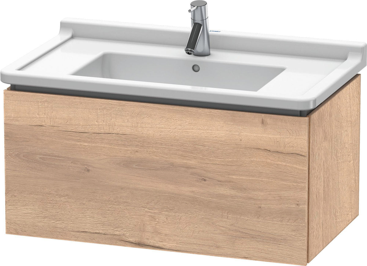 DURAVIT L-Cube Waschtischunterbau wandhängend 820 mm taupe matt 1 Auszug Tip-On