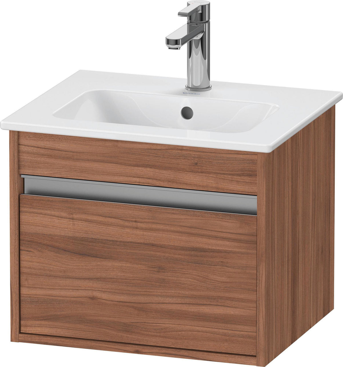 DURAVIT Ketho Waschtischunterbau 500 mm weiß matt, 1 Auszug, wandhängend, Soft-Close