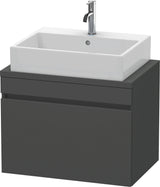 DURAVIT DuraStyle Konsolenunterschrank 700 mm betongrau matt mit Soft-Close-Auszug