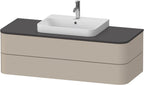 taupe seidenmatt / taupe seidenmatt / für Wandwaschtisch