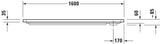 DURAVIT D-Code Duschwanne 1000x700 mm Weiß Sanitäracryl rechteckig