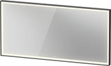 DURAVIT L-Cube Lichtspiegel 650x700mm mit Sensor, LED-Beleuchtung, Spiegelheizung & Kondensschutz, Weiß