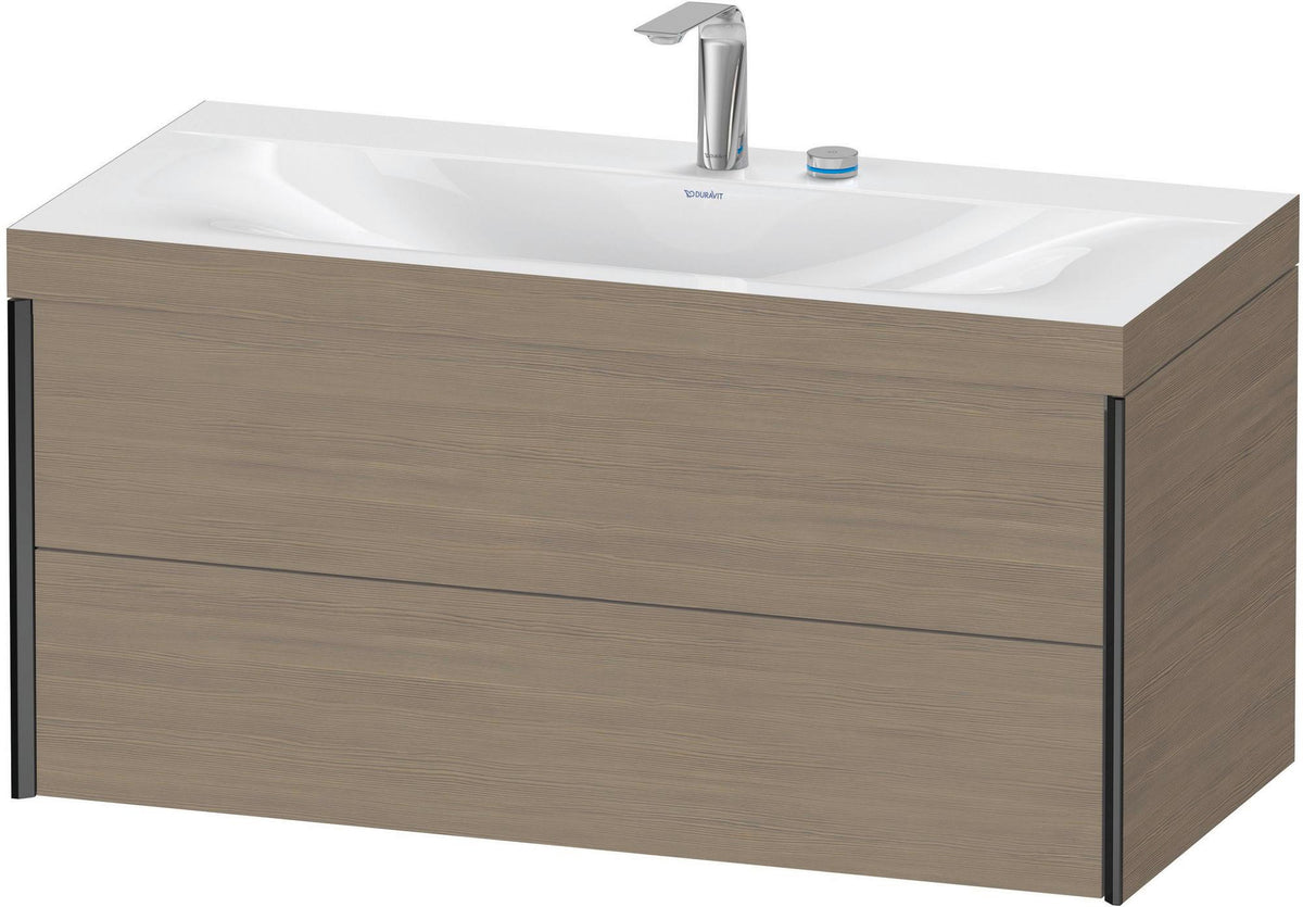 DURAVIT XViu c-bonded Waschtischunterbauset 1000 mm Eiche mit 2 Schubkästen