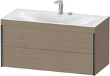 DURAVIT XViu c-bonded Waschtischunterbauset 1000 mm Eiche mit 2 Schubkästen