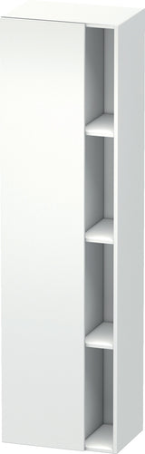 DURAVIT DuraStyle Hochschrank 360x500x1800mm, 1 Tür links, weiß matt – Wandhängend mit Soft-Close