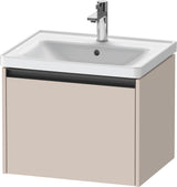 Duravit Ketho.2 Waschtischunterbau 584 mm betongrau matt mit 1 Auszug