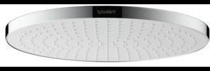 Duravit Kopfbrause D230 Rund Rain Chrom – 1 Strahl, verstellbar, Antikalk