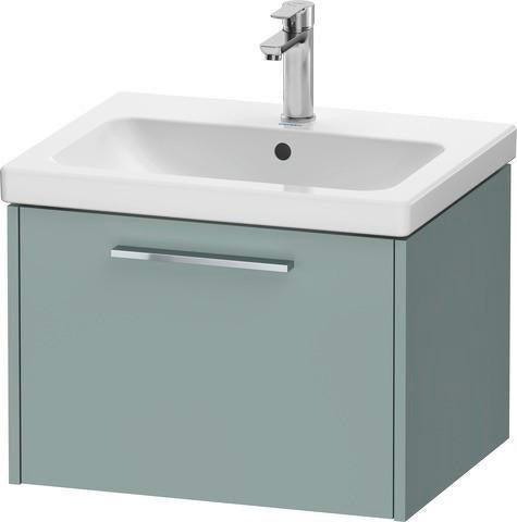 Duravit D-Code 2.0 Waschtischunterbau 584 mm Weiß Matt mit Auszug und Chromgriff