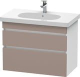 DURAVIT DuraStyle Waschtischunterbau 800 mm wandhängend, 2 Schubkästen, weiß matt – mit Soft-Close