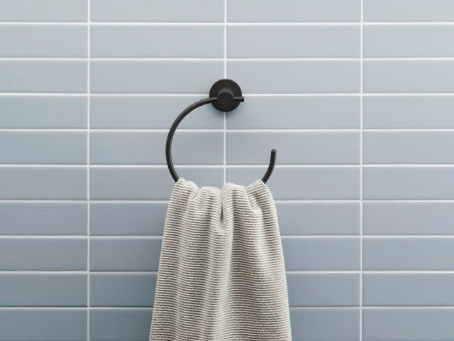 DURAVIT D-Code Handtuchring Chrom – Wandmontage, schwenkbar, 158 mm