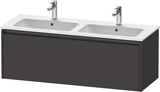 Duravit Waschtischunterbau Ketho.2 wandhängend 1280 mm betongrau matt mit 1 Auszug