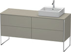 steingrau seidenmatt / Mitteldichte Faserplatte (MDF) / grau