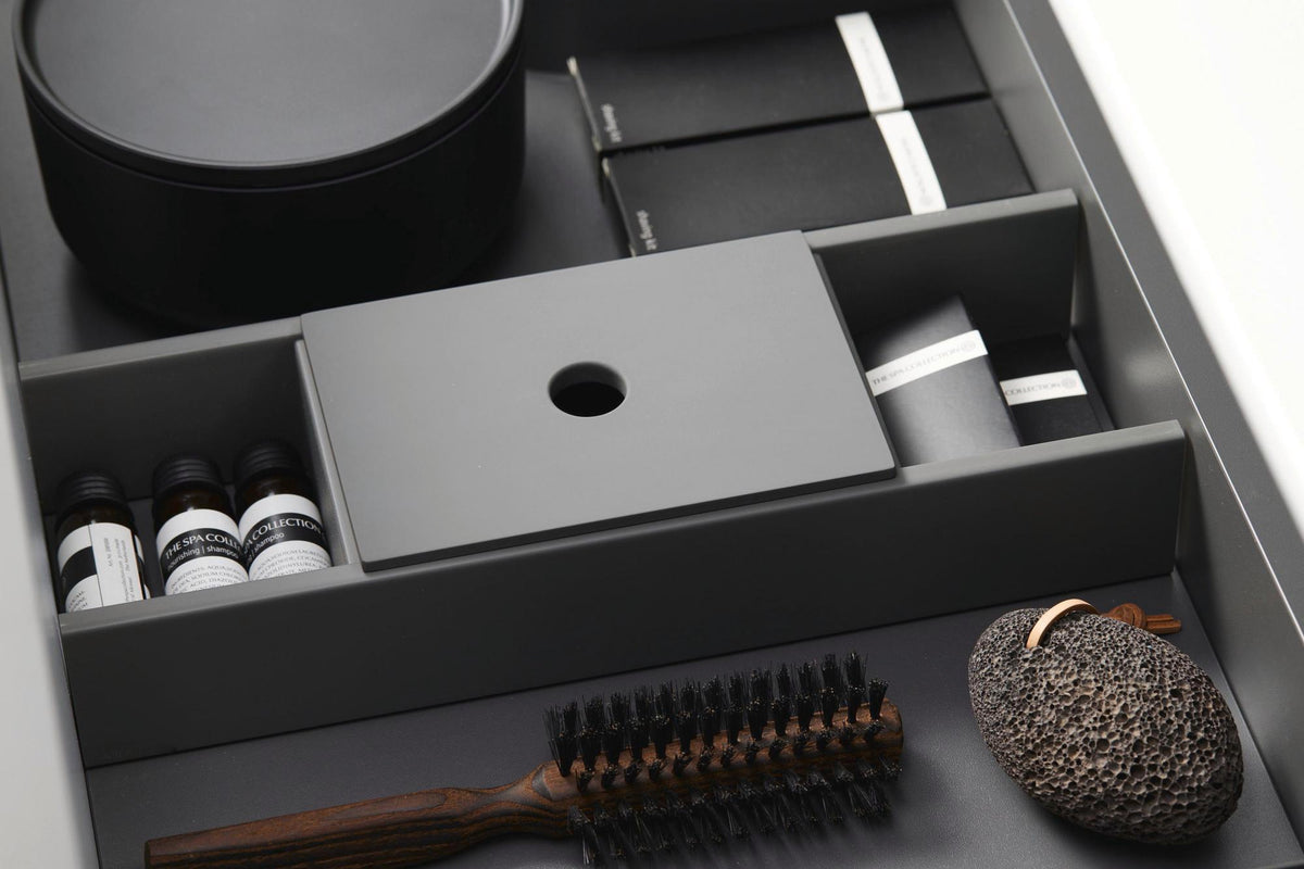DURAVIT Inneneinteilung Universal für Auszug oder Schubkasten, diamantschwarz, 270 x 115 mm