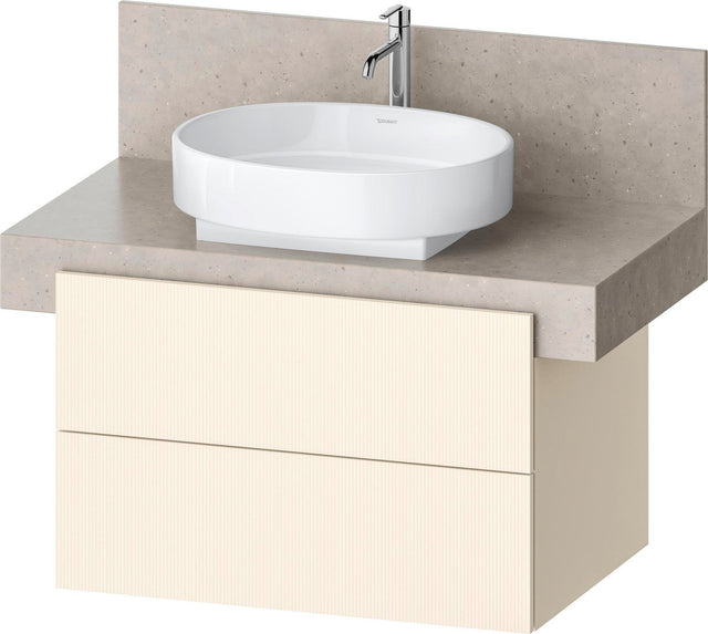 DURAVIT Balcoon Konsolenwaschtischunterbau 800 mm mit 2 Schubkästen, Tip-on Technik und Soft-Close-System