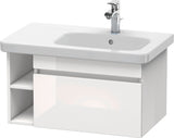 Duravit DuraStyle Waschtischunterbau 730 mm Eiche Terra/Weiß Matt, 1 Auszug, wandhängend