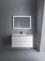 DURAVIT ME by Starck Möbelwaschtisch 1030 mm Weiß Seidenmatt mit Überlauf und 1 Hahnloch