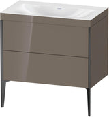 DURAVIT XViu c-bonded Waschtischset 800 mm mit 2 Auszügen, bodenstehend, Soft-Close