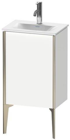 Duravit Waschtischunterbau XVIU 591 mm – bodenstehend, 1 Tür, Aluminiumprofil, ta s-matt