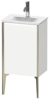 Duravit Waschtischunterbau XVIU 591 mm – bodenstehend, 1 Tür, Aluminiumprofil, ta s-matt
