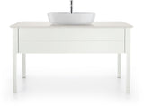 Duravit Luv Waschtischunterbau bodenstehend 1338 mm mit 1 Auszug Weiß Seidenmatt