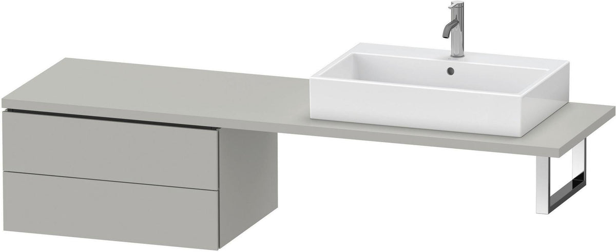 DURAVIT L-Cube Unterschrank 720 mm, 2 Schubkästen, weiß matt, wandhängend