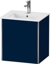 Duravit XSquare Waschtischunterbau wandhängend, 2 Schubkästen, Weiß Matt