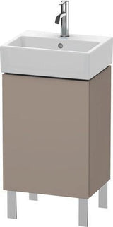 DURAVIT L-Cube Waschtischunterbau 593x434x341 mm, amerikanisch nussbaum, Anschlag links, für Vero Air