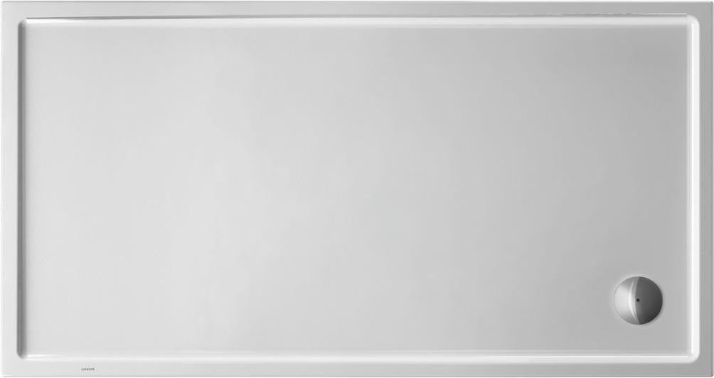DURAVIT Starck Slimline Duschwanne 1700x750x60 mm Weiß Sanitäracryl Antislip