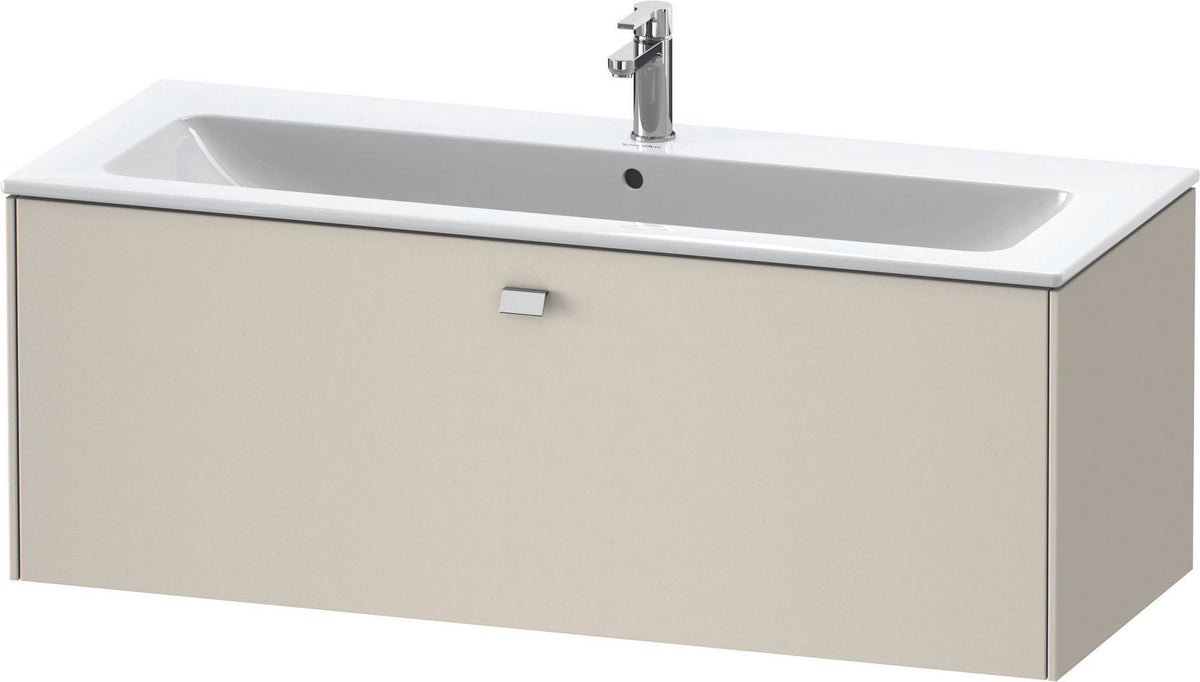 Duravit Brioso Waschtischunterbau 620 mm betongrau matt mit 1 Auszug und Soft-Close