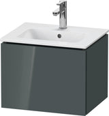 Duravit L-Cube Waschtischunterbau wandhängend, 1 Auszug, Amerik. Nussbaum, 520 mm
