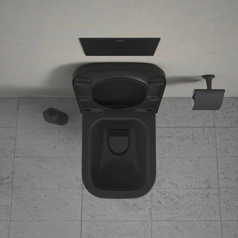 DURAVIT WC-Sitz Happy D.2 Anthrazit matt mit Absenkautomatik und Edelstahl-Scharnieren