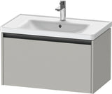 DURAVIT Ketho.2 Waschtischunterbau 784 mm betongrau matt, wandhängend, 1 Auszug