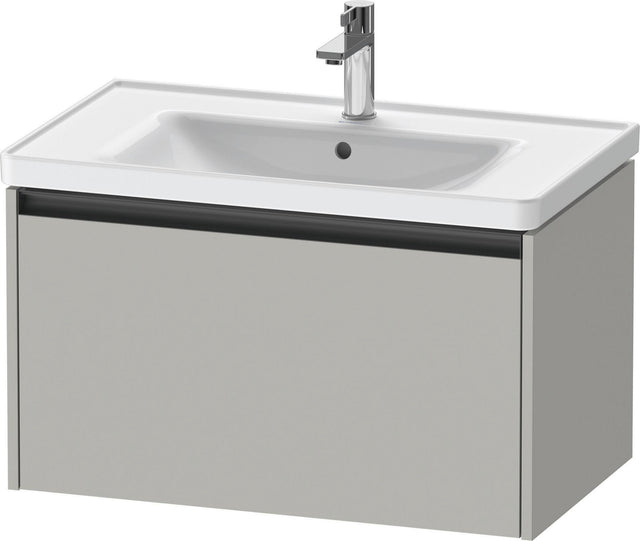 DURAVIT Ketho.2 Waschtischunterbau 784 mm betongrau matt, wandhängend, 1 Auszug
